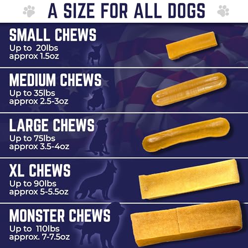 Devil Dog Pet Co Himalayan Yak Chews for XL Dogs, Yak Cheese 3 Pack - style: XL - 3 Pack