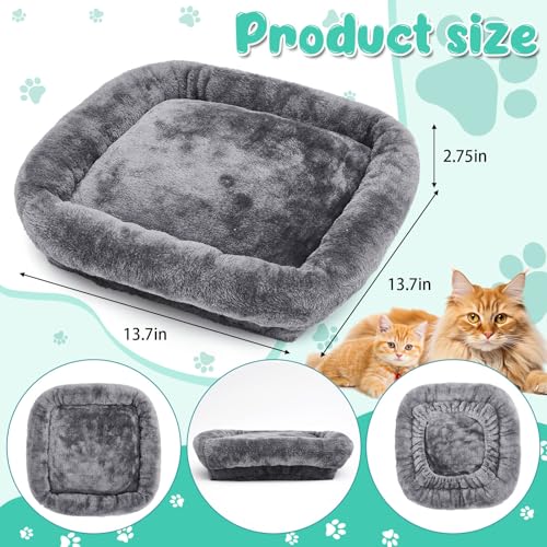 Abbylike 2 Pcs Cat Tree Replacement Bed Covers,13.8 x 13.8 Inch - size: 13.8 x 13.8 Inch