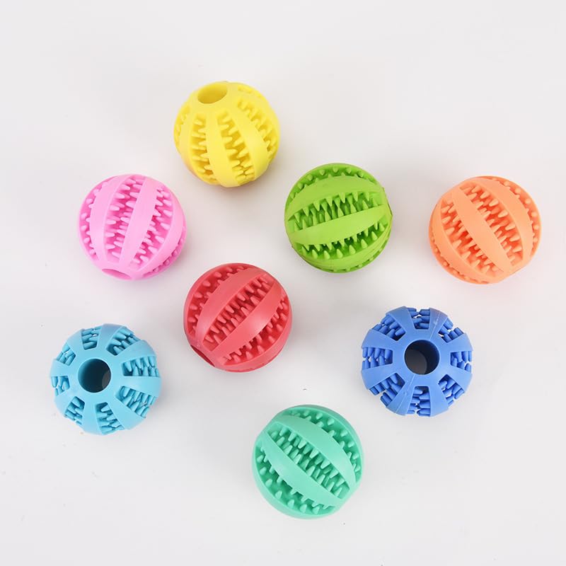 1pcs Interactive Dog Puzzle Toy - Durable Treat Dispensing Chew Ball, 2.4"(6cm) Diameter, Blue - color: Blue
