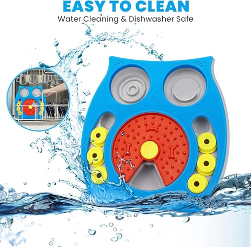 Zonansan Interactive Dog Puzzle Toy, Treat Dispensing Slow Feeder for Dogs - style: Novelty