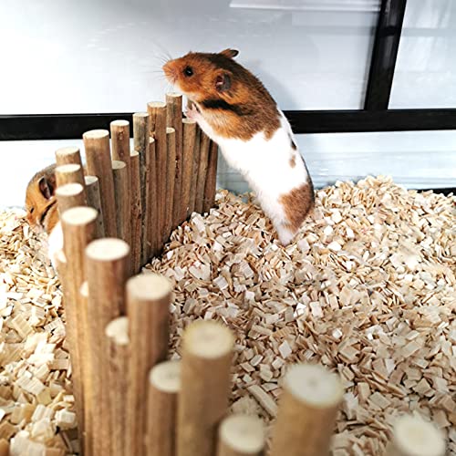 Small Animal Wooden Fence Flexible 30cm Bendable Barrier
