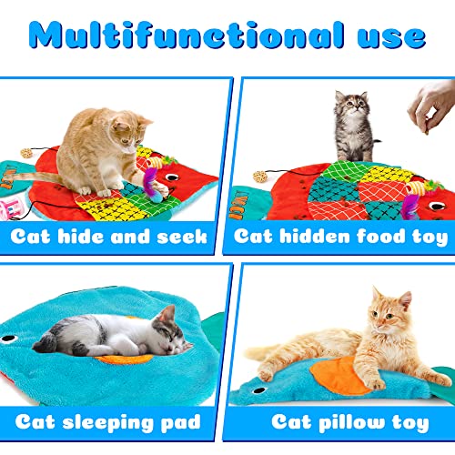 AWOOF Cat Mat,Catnip Toys for Indoor Cats