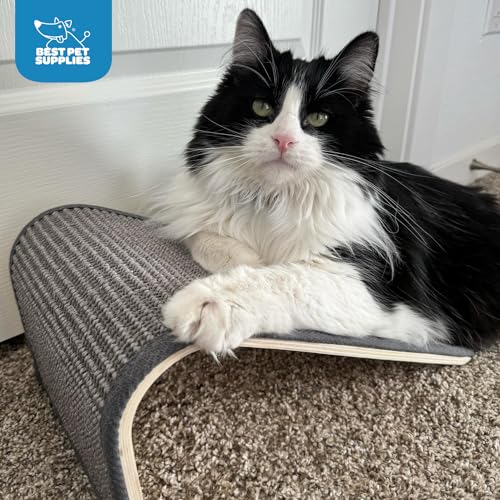 Best Pet Supplies Catify Cat Scratching Ramp - Gray - color: Gray Ramp