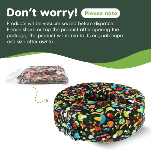 Guinea Pig Hideout & Tunnels Cozy House with Door Curtain Soft Bed for Small Pets/Hamsters/Sugar Gliders/Chinchillas - Blackish Green Mushroom - color: Blackish green mushroom