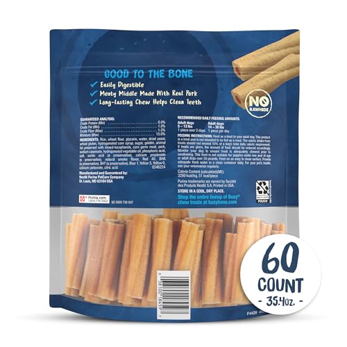 Purina Busy Bone Tiny Toy Breed Dog Chew Treats, Original, 60 ct Pouch - size: 60 Count (Pack of 1)