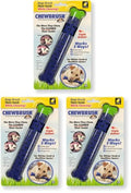 BulbHead Chewbrush Toothbrush and Toy - No Dog Toothpaste Required - Great Teeth Cleaning Toy (3 Pack) - size: 1 Count (Pack of 3)