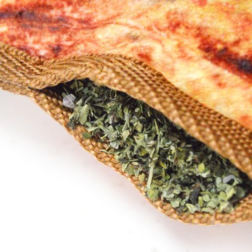 Doggijuana Tuffer Chewer Dog Toy, Grilled Cheese | Plush, Squeaky - size: Standard, style: Grilled Cheese