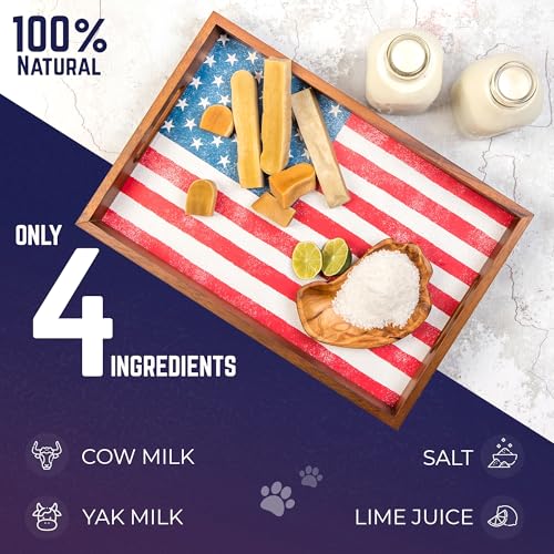 Devil Dog Pet Co Himalayan Yak Chews for Large Dogs, Yak Cheese 3 Pack - style: Large - 3 Pack