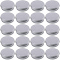2 Ounce Aluminum Tin Jar Refillable Containers Screw Lid, Silver, 24 Pack - size: 2 Ounce (Pack of 24)