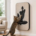 Cat Wall Scratcher, Art Cat Scratching Board for Indoor Cats - color: Silent Elegance