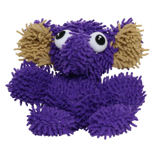 MIGHTY® 2 Pack Microfiber Small Elephant Dog Toys - color: 2PK Purple Elephant