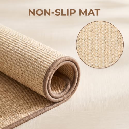 1 Pcs Rabbit Scratching Pad, Natural Sisal Bunny Mat Claws