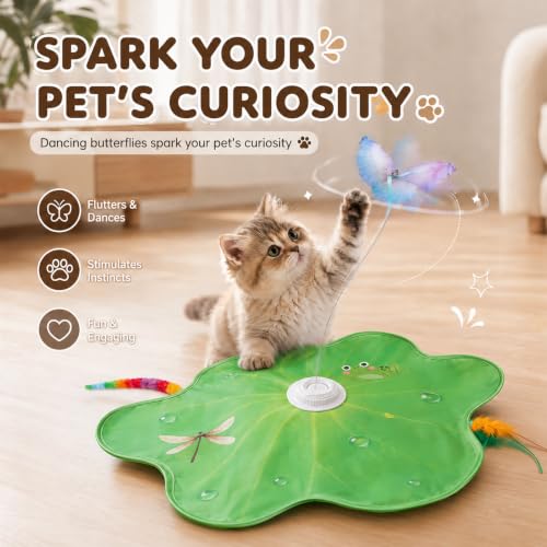 Cat Toy, Interactive Cat Toy, Cat Toys Interactive - color: green