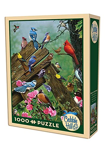 Cobble Hill 1000 Piece Puzzle - Birds of the Forest - Sample Poster Included