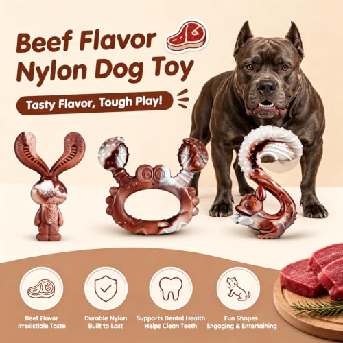 Indestructible Dog Toys for Aggressive Chewers, Tough and Durable Chew Toys for Large Medium Dogs, Interactive Dog Chew Toys to Keep Them Busy (B Squirrel) - color: B Squirrel
