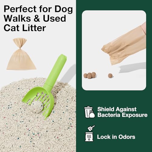 VETRESKA Dog Poop Bags, 300 Counts, Leak Proof, Extra Thick and Large - color: Santal Forest, size: 1 Count (Pack of 300)