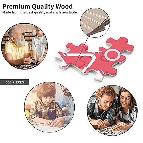 WZVZGZ A Shih Tzu House Rules for Fan Dog 500 Piece Format Jigsaw Puzzle Adults Kids - Childhood Education Wooden Cartoon Toys