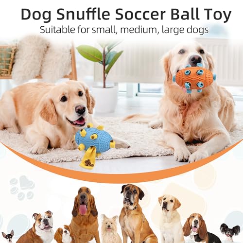 Interactive Dog Toy, Food Dispensing Puzzle Toy for Boredom Relief (Blue) - color: Light Blue