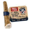 Devil Dog Pet Co Whole Elk Antlers for Dogs, Small, Aggressive Chewers - style: WHOLE - Small - 1 Pack