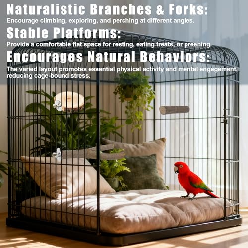 8 PCS Bird Perch Set