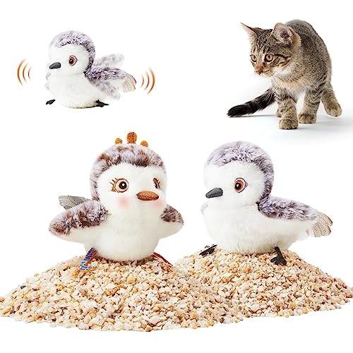 Potaroma Cat Toys 2 Pcs Flapping Sandpiper Pair-Mate - style: Piper Couple