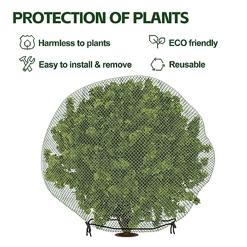 2 Pcs Deer Netting for Shrubs, Reusable Deer Plant Netting Cover - style: 2 Pcs