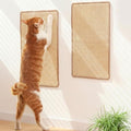 FUKUMARU 2 Packs Cat Scratching Mat, 19.6 x 11.8 Inch Cat Scratcher Pad - color: Beige-2 Packs 19.6 x 11.8 Inch