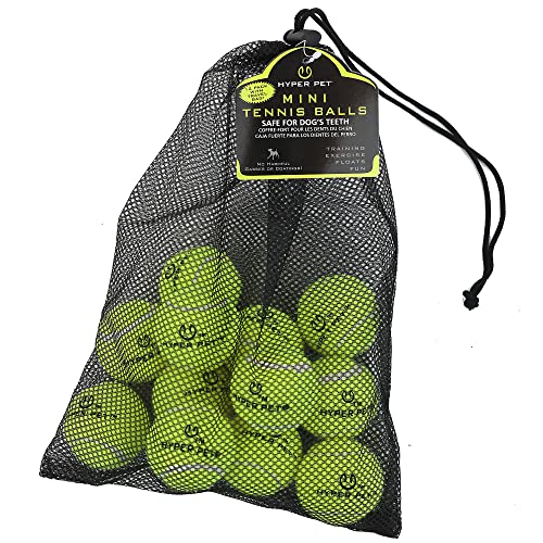 Hyper Pet Mini Tennis Balls for Small Dogs, Pack of 12, Interactive Fetch - color: Green, size: MINI 1.75" - 12 Pack