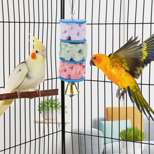 Wontee Bird Calcium Chew Grinding Treats Toy for Parakeet, 1 Pack - size: C (1 Pack)
