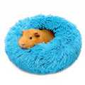 Paw Inspired Furr-O Burrowing Pet Bed Enrichment, Removable Base, Blue - color: Blue