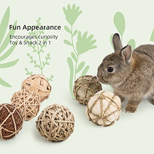 andwe Small Animals Play Activity Balls Rolling Chew Toys(Pack of 8) - size: Pack of 8