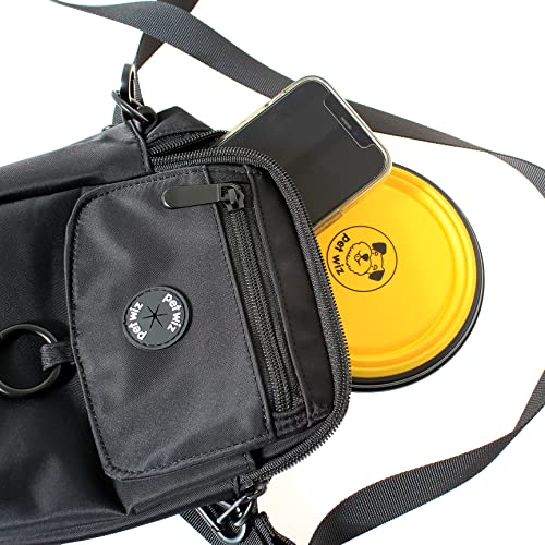 pet wiz Dog Walking Bag with Adjustable Strap - color: Water Resistant Dog Walking Bag