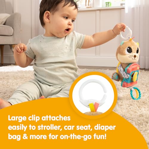 Lamaze Arty Says Cheese Clip-On Stroller and Car Seat Toy