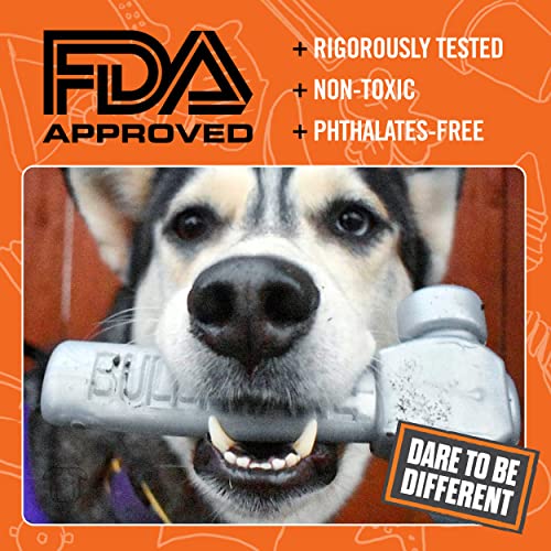BULLYMAKE Tough Chew Hammer Dog Toy, Durable Nylon, Aggressive Chewers - style: Hammer