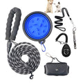 Puppy Starter Kit for New Dog Owners, 5-Piece Dog Starter Set with Reflective Leash, Clicker, Whistle, Collapsible Slow Feeder Bowl and Poop Bag Holder, Essentials for Daily Walks and Training