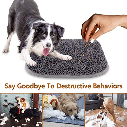 Rundik Snuffle Mat for Dogs, Interactive Puzzle Toys Feeding Games for Pets - size: 20'' x 28''