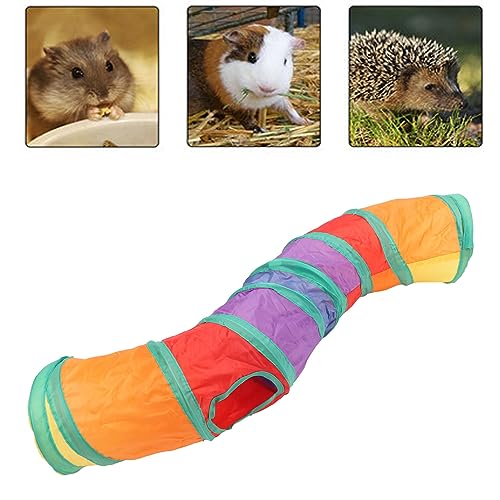 Cat Play Tunnel,Occupiedpet Collapsible Cube Tent with 3 Entry Points - color: S-shaped