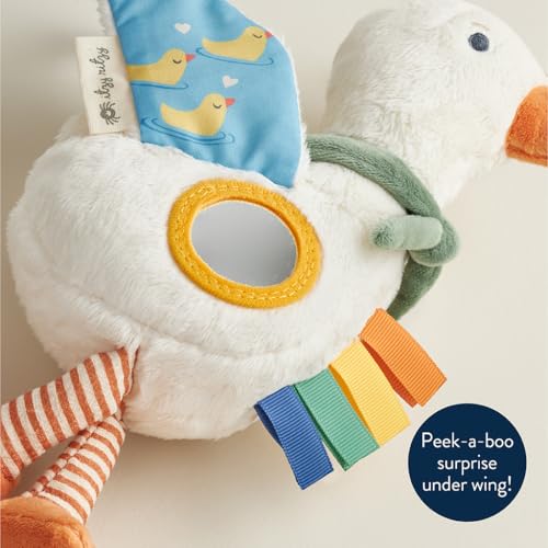 Itzy Ritzy Bitzy Traveler Baby Stroller & Car Seat Toy with Rattle (Goose) - color: Goose
