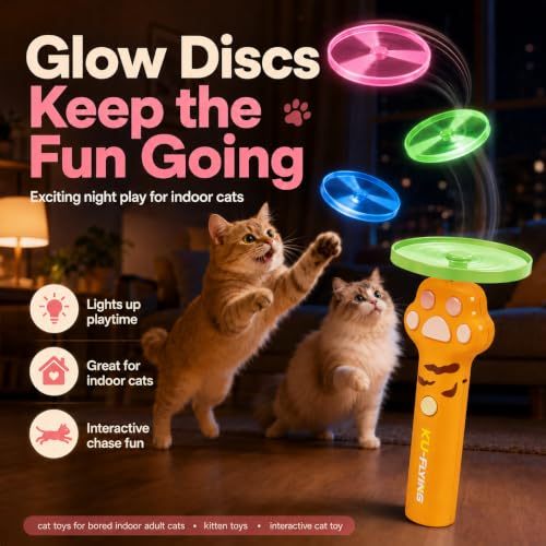Cat Toy Launcher for Kitten Toys, Cat Toys Interactive, Automatic Cat Toy - color: brown