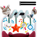 GKDOMS Baby Car Seat Toys Spiral Hanging Stroller Activity Toy for 0+Months - style: Donkey