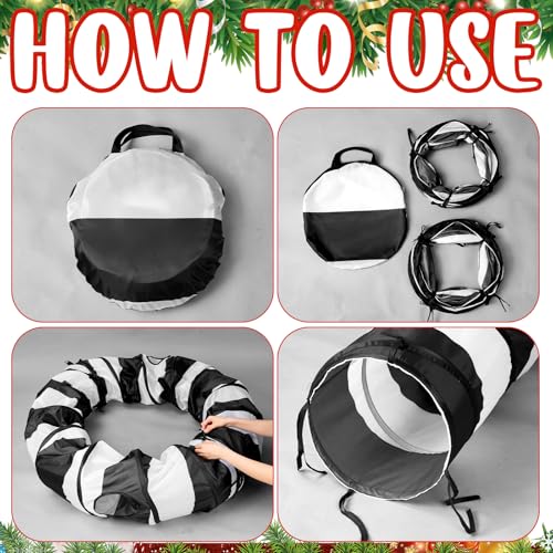 4' x 4' x 11.8'' Cat Tunnel Christmas Tree Skirt