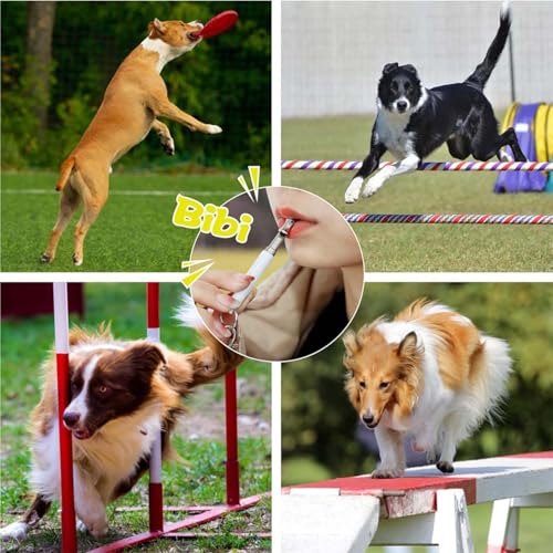 Dog Whistle with Lanyard Whistle to Stop Barking Neighbors Dog Provides The Perfect Bark Control and Effective Memory Training for All Dog Breeds (Black+White, 2 Pcs)