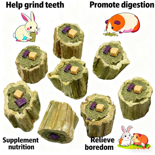 Rabbit Chew Toys for Teeth Guinea Pig Treats Papaya Toy for Bunny (3.5oz) - size: 3.5oz（A）