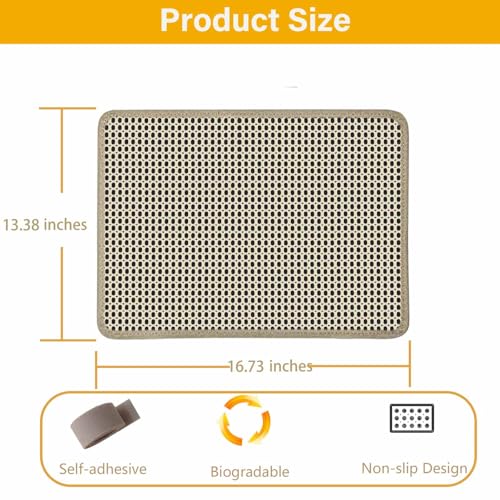 Cat Nail File Scratcher, 80-Grit Aluminum Oxide Nail File for Cats - size: 16.8"×13.3"