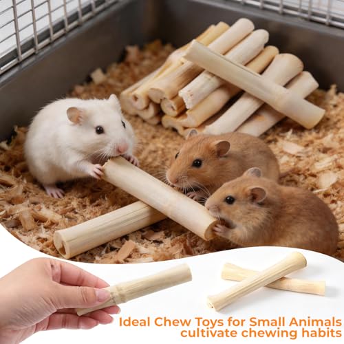 300g Sweet Bamboo Chew Toy Natural Sweet Bamboo Animals - size: 300g