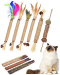 TINDTOP Silvervine Chew Sticks for Cats, 12 Pack Natural Catnip Chew Toys - color: 12 Pack