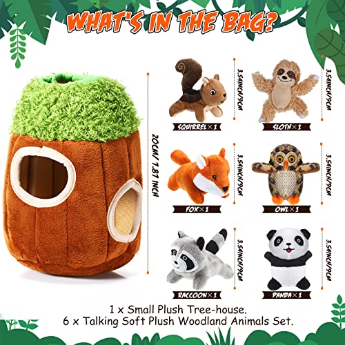 Skylety 7 Pieces Hide and Seek Dog Toys, Cute, Small - size: Small, style: Cute