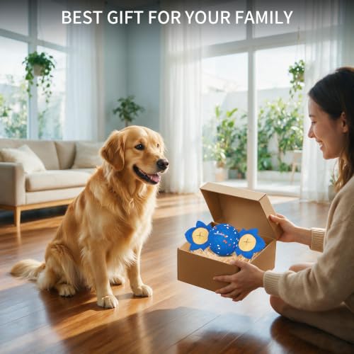 Snitch Ball, Interactive Dog Ball Replacement Shell, Blue - color: Blue shell