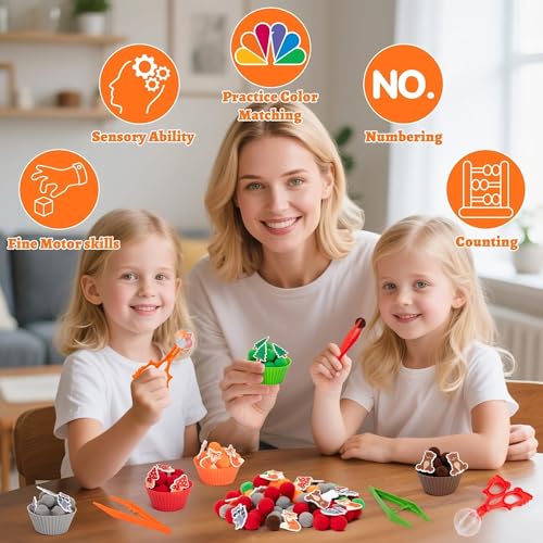EZdhuawuse Woodland Animals Sensory Bin Fillers, 266Pcs Fall Gifts for Kids - style: Woodland Animals