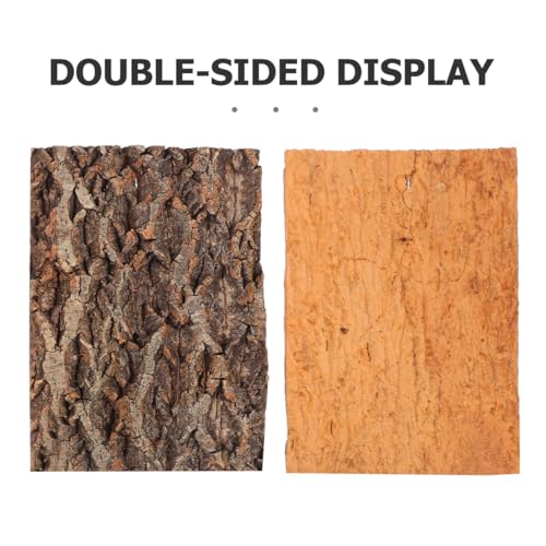 Zerodeko Reptile Tree Bark Terrarium Decor 2 Pack 11.79X7.86X0.79in